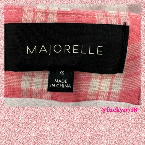 Majorelle Pearson Dress in Baby Girl Pink Sz XS - Picture 6 of 7